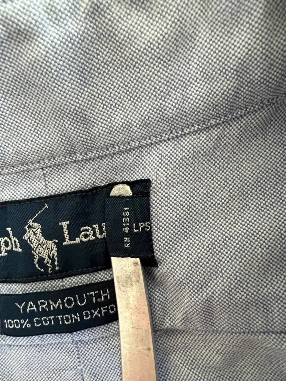 Polo Ralph Lauren Men’s 16.5 36 Light Blue Oxford Button-Down Shirt Pony Logo